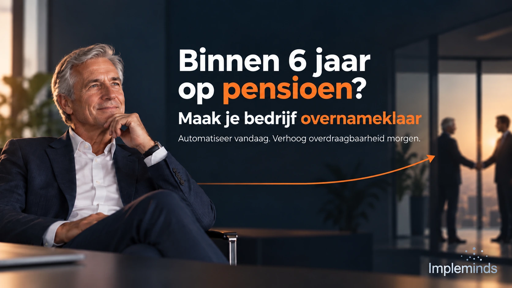 Beeld bij het artikel over automatisering en bedrijfsoverdracht vlak voor het pensioen